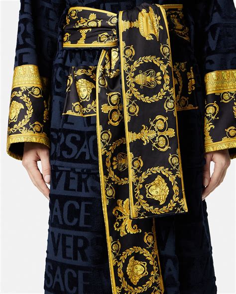 versace bath robe cad|versace baroque bathrobe.